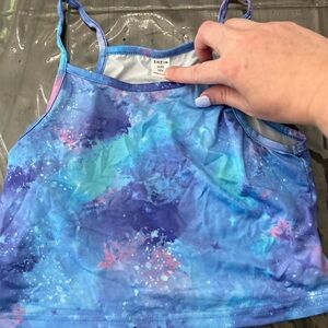 🔴 CLEARANCE buy 2 for $12 
SHEIN Blue and Purple Kids Tank Top